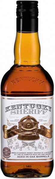 Виски "Kentucky Sheriff" Bourbon, 0.75 л
