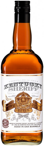 Виски "Kentucky Sheriff" Bourbon, 1 л