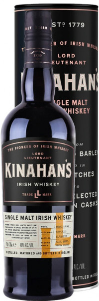 Виски Kinahan's, "LL" Single Malt, in tube, 0.7 л