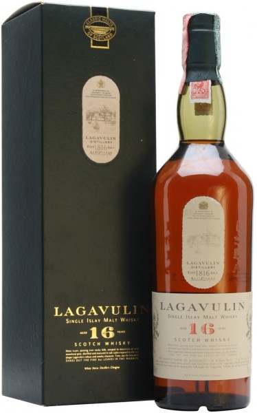 Виски Lagavulin malt 16 years old, with box, 0.7 л