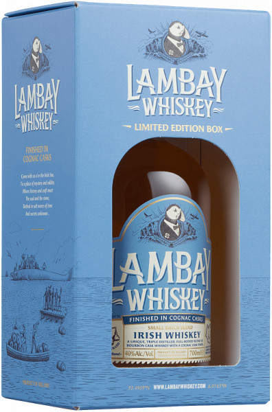 Виски "Lambay" Small Batch Blend, gift box, 0.7 л