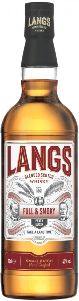 Виски "Langs" Full & Smoky, 0.7 л