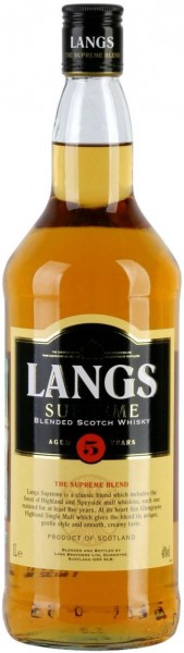 Виски "Langs" Supreme 5 Years Old, 1 л