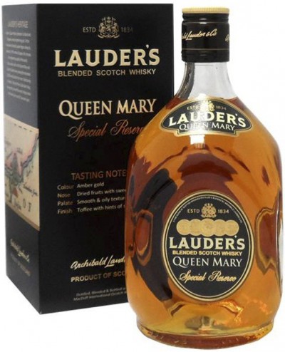 Виски "Lauder's" Queen Mary, gift box, 1 л