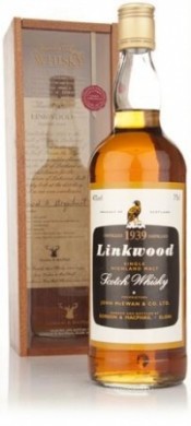 Виски Linkwood, 1939 (Gordon & MacPhail), wooden box, 0.75 л