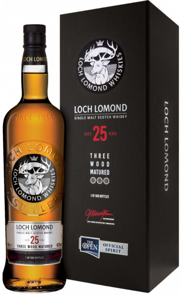 Виски "Loch Lomond" 25 Years Old Three Wood, gift box, 0.7 л