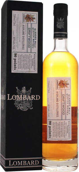 Виски Lombard, "Driftwood", gift box, 0.75 л