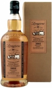 Виски Longrow 10 years old (1993), gift box, 0.7 л