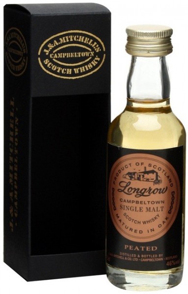 Виски "Longrow" Peated Single Malt, gift box, 50 мл