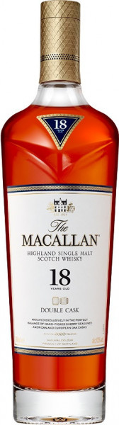Виски "Macallan" Double Cask 18 Years Old, 0.7 л