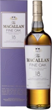 Виски Macallan "Fine Oak" 18 Years Old, with box, 0.7 л
