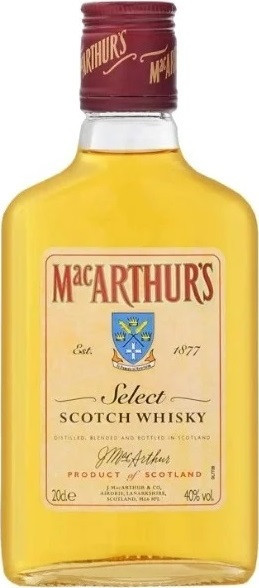 Виски "MacArthur's", 0.2 л