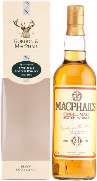 Виски MacPhail’s, 21 Years Old, gift box, 0.7 л