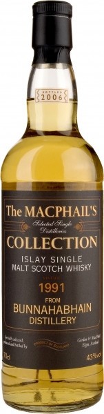 Виски MacPhails Collection from Bunnahabhain 1991, 0.7 л