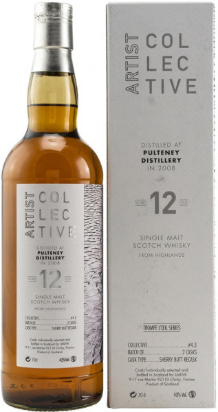 Виски Maison du Whisky, "Artist Collective" Pulteney 12 Years, 2008, gift box, 0.7 л