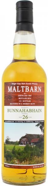 Виски Maltbarn, "Bunnahabhain" 26 Years Old, 1987, 0.7 л