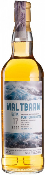 Виски Maltbarn, "Port Charlotte" 17 Years Old, 2001, 0.7 л