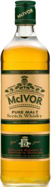 Виски "McIvor" Pure Malt, 15 YO, 0.7 л