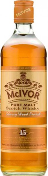 Виски "McIvor" Pure Malt Sherry Finish, 15 YO, 0.7 л