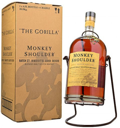 Виски "Monkey Shoulder", gift box with cradle, 4.5 л