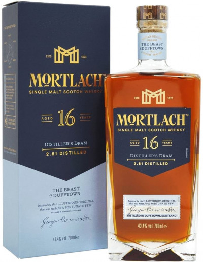 Виски "Mortlach" 16 Years Old, gift box, 0.7 л