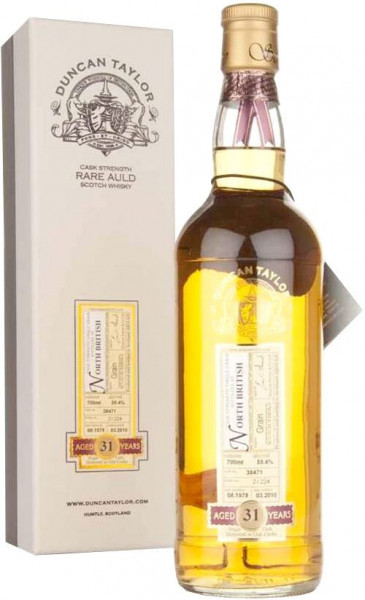 Виски "North British" 31 Years Old (55,4%), "Rare Auld", 1978, gift box, 0.7 л