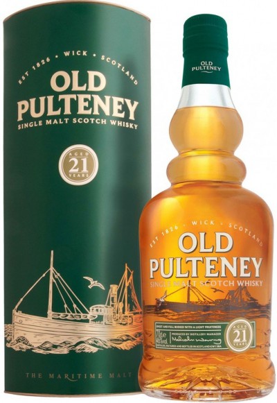 Виски Old Pulteney 21 Years Old, gift box, 0.7 л