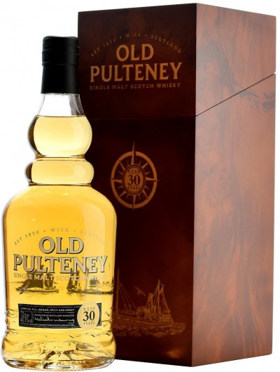 Виски Old Pulteney 30 Years Old, wooden box, 0.7 л