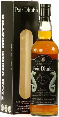 Виски Poit Dhubh 12 Years Old, gift box, 0.7 л