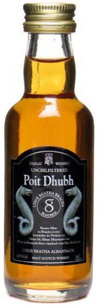 Виски Poit Dhubh 8 Years Old, 50 мл
