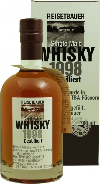 Виски Reisetbauer, Single Malt Whisky, 1998, gift box, 0.7 л