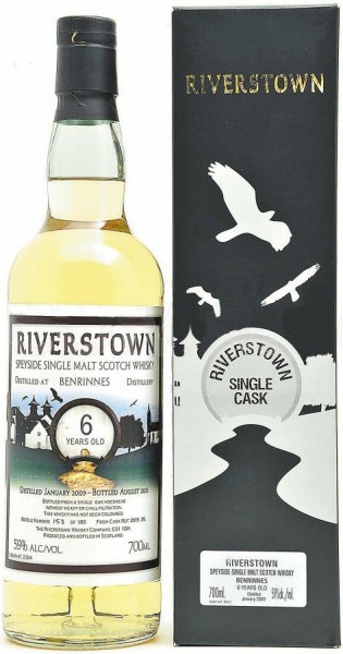 Виски "Riverstown" Benrinnes 6 Years Old, 2009, gift box, 0.7 л