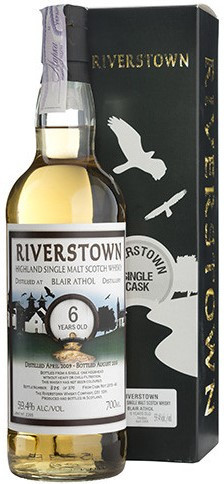 Виски "Riverstown" Blair Athol 6 Years Old, 2009, gift box, 0.7 л