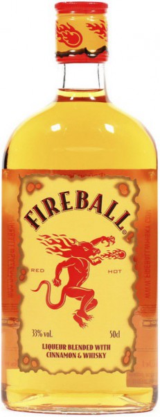 Виски Sazerac, "Fireball" Cinnamon Whisky, 0.5 л