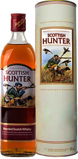 Виски "Scottish Hunter", gift tube, 0.5 л