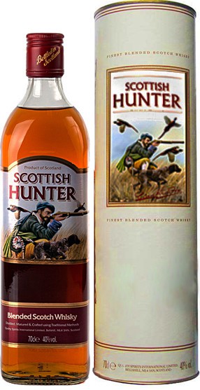 Виски "Scottish Hunter", gift tube, 0.7 л