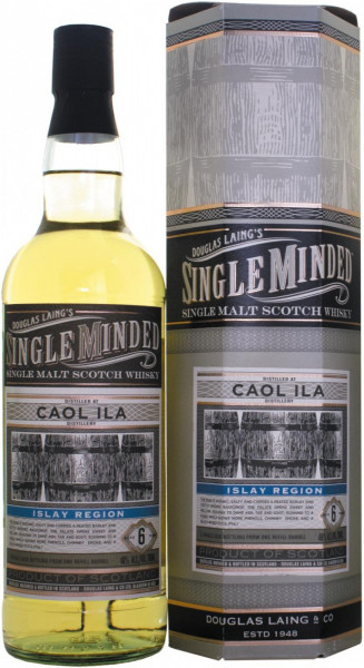 Виски "Single Minded" Caol Ila 6 Years Old, gift box, 0.7 л