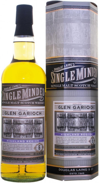 Виски "Single Minded" Glen Garioch 6 Years Old, gift box, 0.7 л