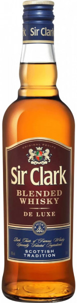Виски "Sir Clark" Blended Whisky, 0.5 л