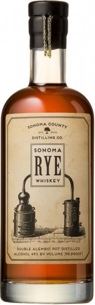 Виски Sonoma County Distilling, Sonoma Rye Whiskey, 0.7 л