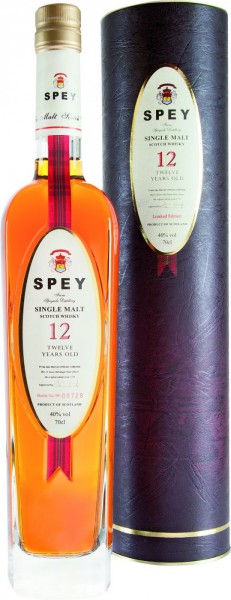 Виски "Spey" 12 Years Old, gift tube, 0.7 л