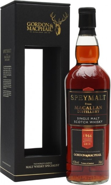 Виски Speymalt from Macallan, 1966, gift box, 0.7 л