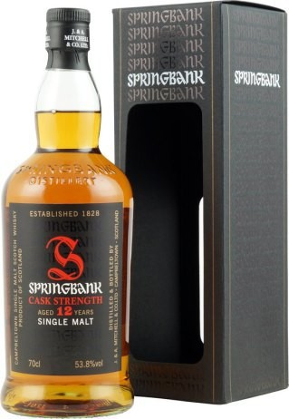 Виски "Springbank" Cask Strength (53.8%) 12 Years Old, gift box, 0.7 л