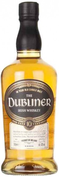 Виски "The Dubliner" 10 YO Single Malt Irish Whiskey, 0.7 л