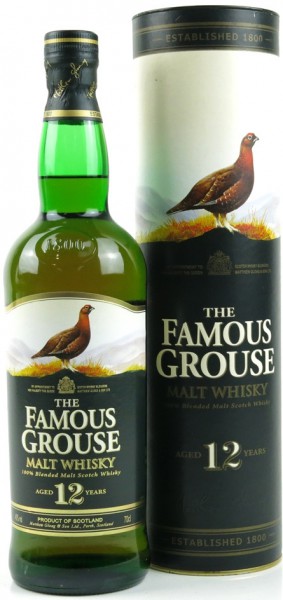 Виски "The Famous Grouse" Malt Whisky aged 12 years, gift box, 0.7 л