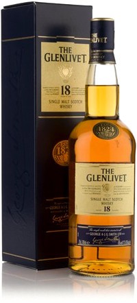 Виски The Glenlivet 18 years, with box, 1 л