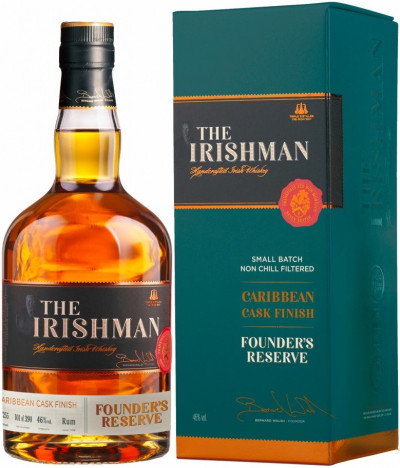 Виски "The Irishman" Founder's Reserve Caribbean Cask Finish, gift box, 0.7 л