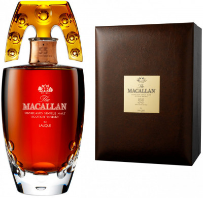 Виски The Macallan in Lalique, 55 Years Old, gift box, 0.7 л