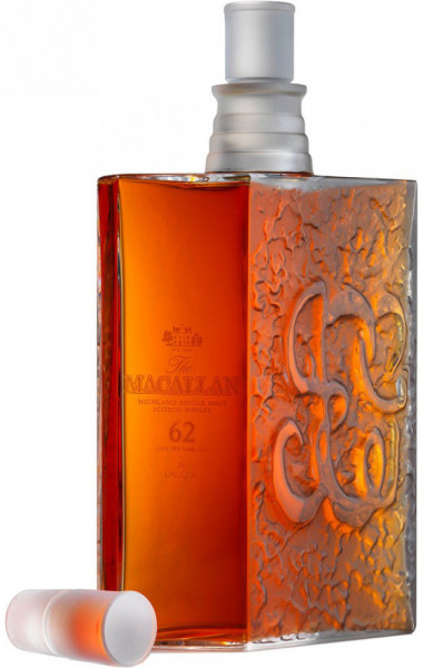 Виски The Macallan in Lalique, 62 Years Old, gift box, 0.7 л