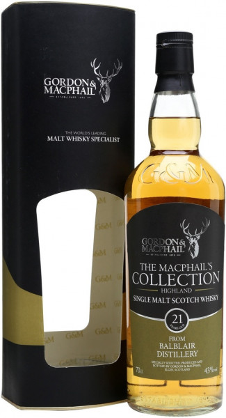 Виски "The MacPhail's Collection" from Balblair, 21 Years Old, gift box, 0.7 л